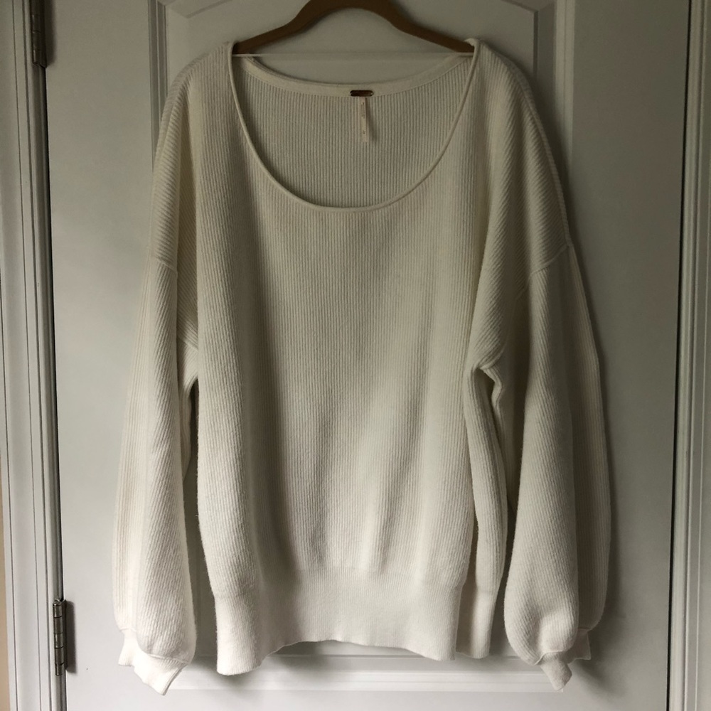 Free People Balloon Sleeved sweater